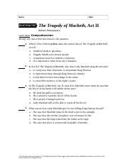 Macbeth Selection Test Answers Epub