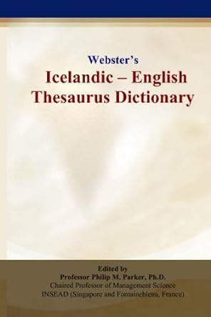 Macbeth Webster s Icelandic Thesaurus Edition PDF