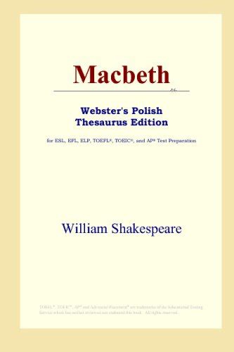 Macbeth Webster s Polish Thesaurus Edition Kindle Editon