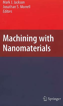 Machining with Nanomaterials Reader