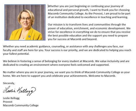 Macomb Community College Catalog