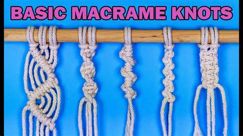 Macrame For Absolute Beginners 14 Basic Knots You Will Need For Your Macrame Projects Step-by-Step Pictures PDF
