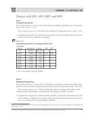 Macroeconomics Lesson 1 Activity 20 Answers Doc