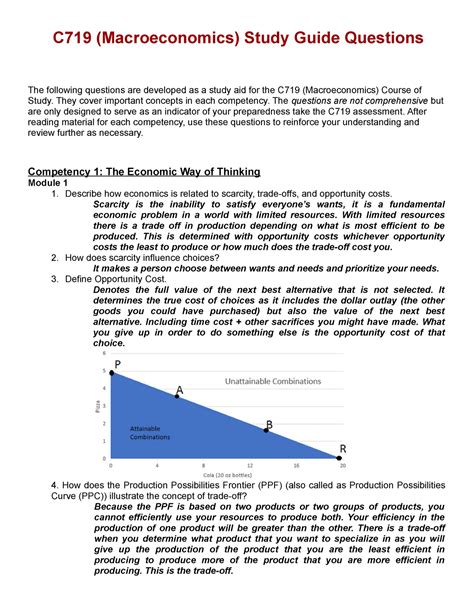 Macroeconomics Study Guide Answers Reader