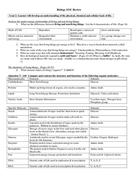 Macromolecules Worksheet 2 Answer Key Kindle Editon