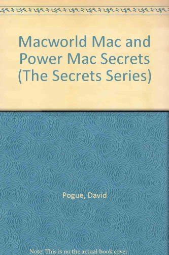 Macworld Mac and Power Mac Secrets Book and 3 Disks The Secrets Series Epub