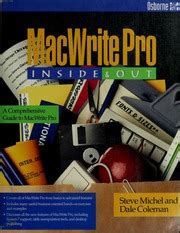 Macwrite Pro Inside &amp Kindle Editon