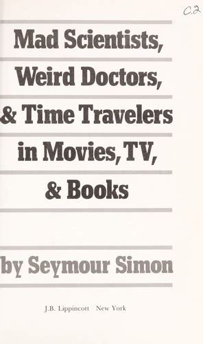 Mad Scientists Weird Doctors and Time Travellers in Movies TVand Books Epub