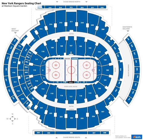 Madison Square Garden Rangers Seating Chart