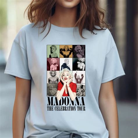 Madonna Celebration T-Shirt: A Symbol of Pop Culture Iconography