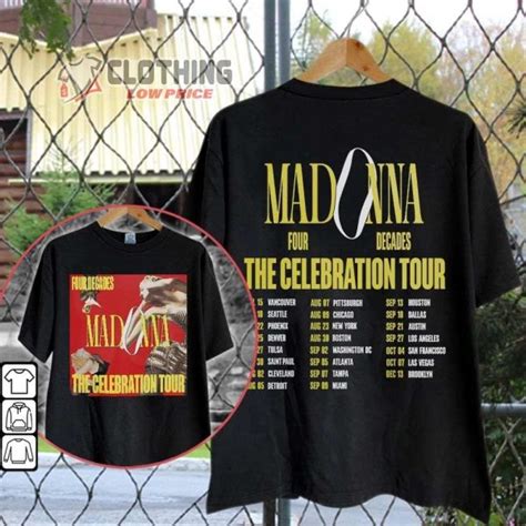 Madonna Concert T-Shirts: A Statement of Pop Culture Legacy