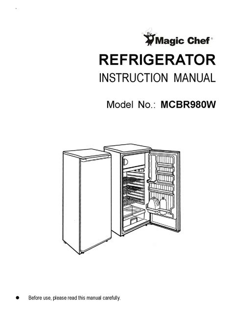 Magic Chef Refrigerator Troubleshooting Ebook PDF