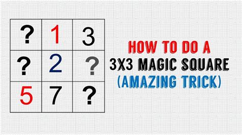 Magic Squares Answers 3x3 Reader