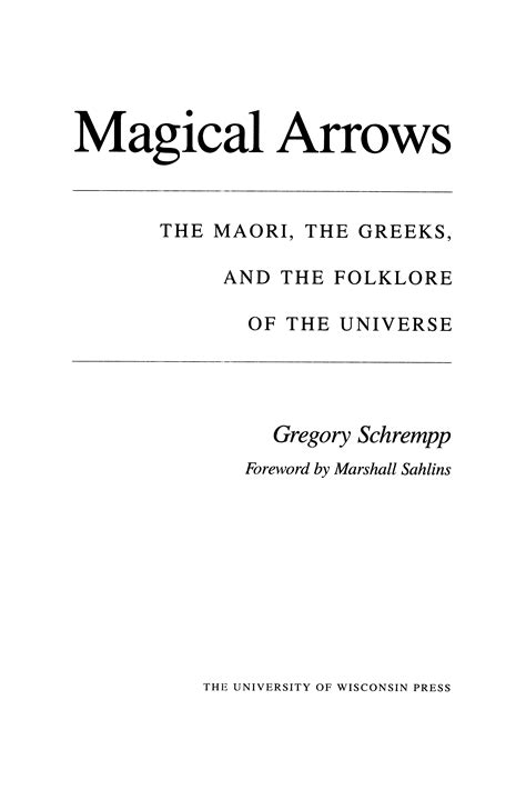 Magical Arrows The Maori Epub