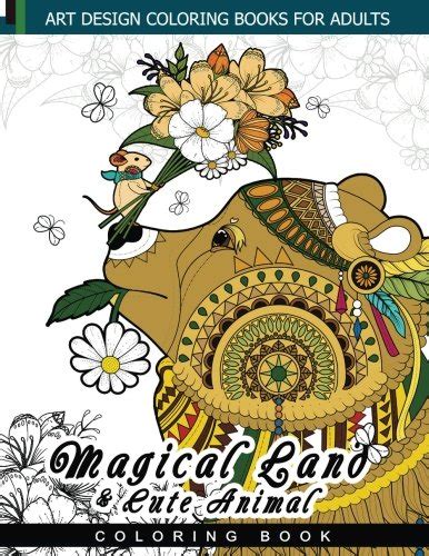 Magical Land and Cute Animal coloring book Faire Teddy bear Doodle easy for beginer an Adult coloring Book Kindle Editon