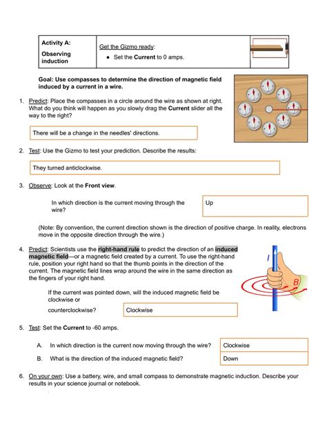 Magnetic Induction Gizmo Answer Key Epub