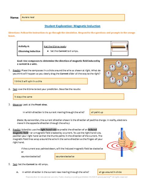 Magnetic Induction Gizmo Answers Reader