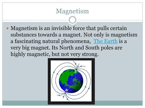 Magnetism: A Fascinating Force