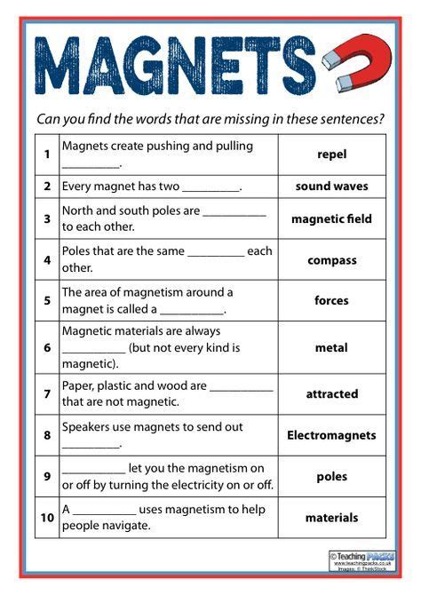 Magnetism And Electricity Vocabulary Quiz Answers PDF