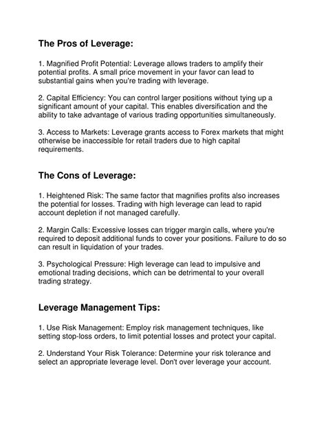 Magnified Profit Potential: