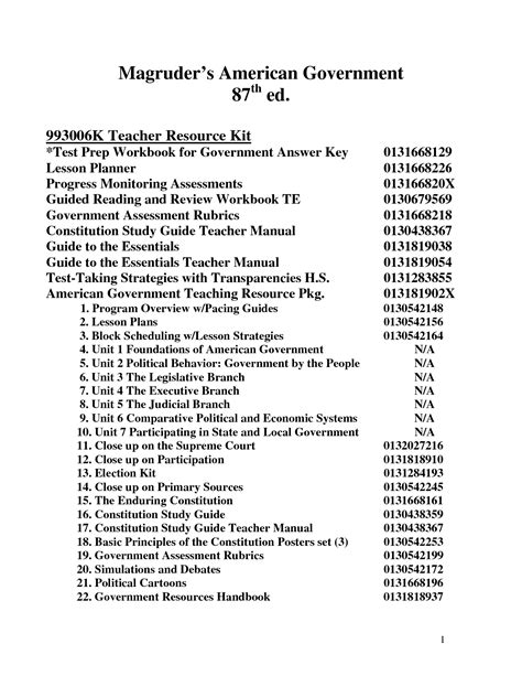 Magruder Assessment Answers Epub