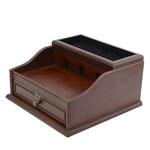 Mahogany Charging Station Organizer Samsung Doc