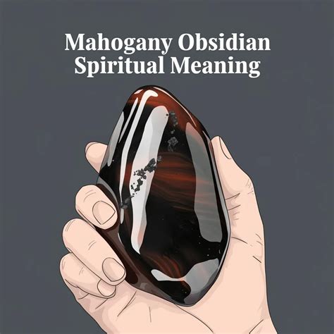 Mahogany Obsidian: Unveiling Its Spiritual Significance