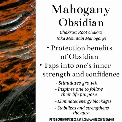 Mahogany Obsidian Spiritual Meaning