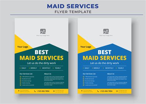 Maid Service Flyer Template