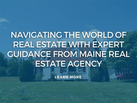 Maine Real Estate Commission: A Guide to Navigating the Real Estate Market