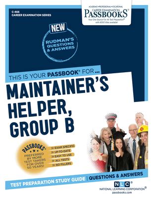 Maintainer s Helper Group BPassbooks C-466 PDF