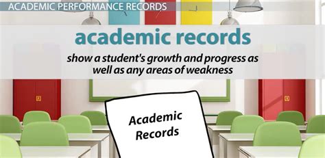 Maintaining academic records: