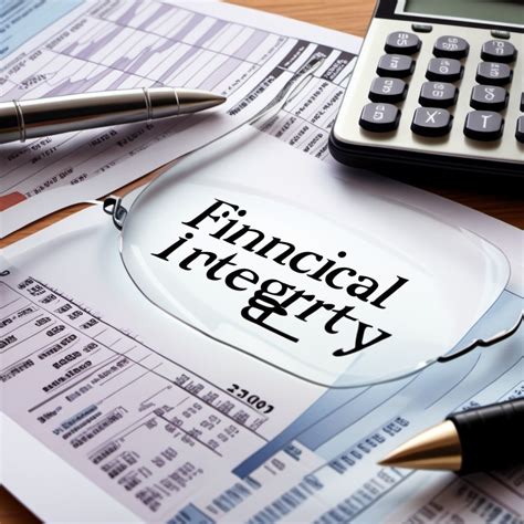 Maintaining financial integrity: