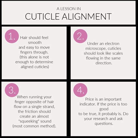 Maintains Natural Cuticle Alignment: