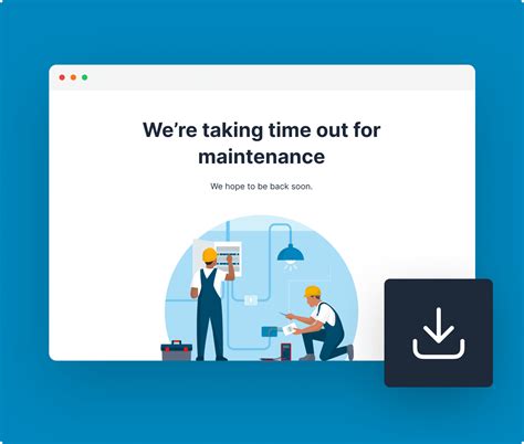 Maintenance Page Template