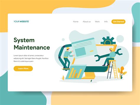 Maintenance Website Template