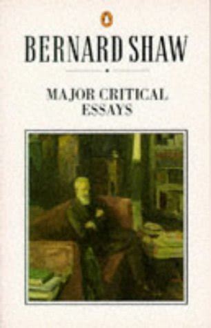 Major Critical Essays Shaw Library Epub