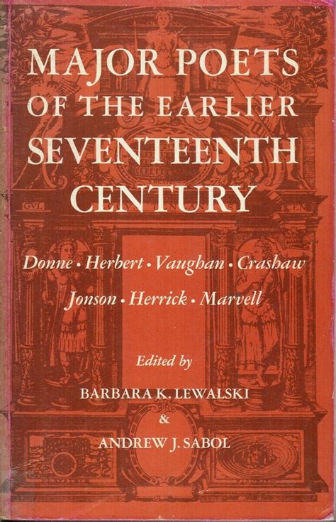 Major Poets of the Earlier Seventeenth Century PDF