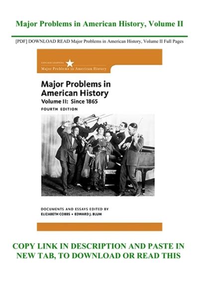 Major Problems In American History Pdf Doc