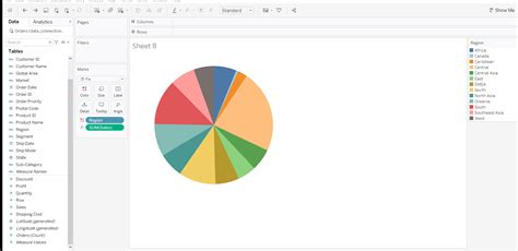 Make Pie Chart Tableau