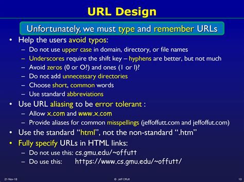 Make URLs easier to remember and type.