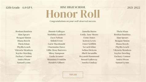 Make Your Mark: A Comprehensive Guide to Honor Roll Banner Templates