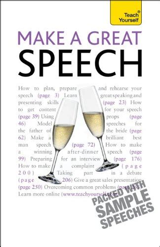 Make a Great Speech A Teach Yourself Guide Epub