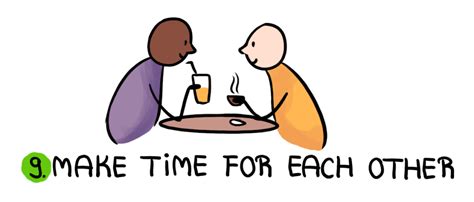 Make time for each other.