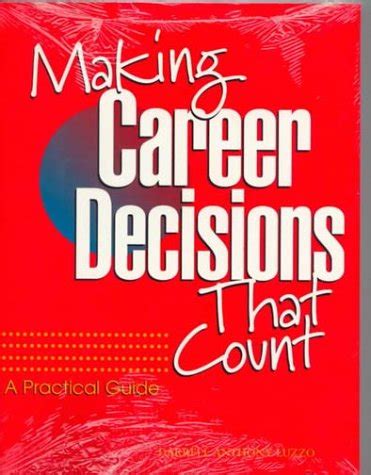 Making Career Decisions that Count A Practical Guide Epub