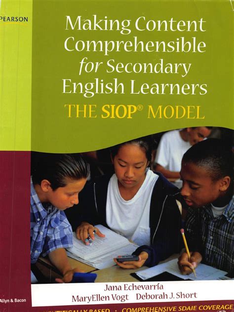 Making Content Comprehensible for English Learners The SIOP Model 4th Edition Epub