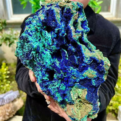 Malachite Azurite: Nature's Symbiotic Masterpiece