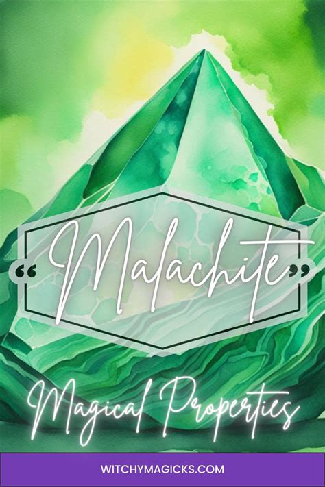 Malachite Crystals: A Journey into the Mystical 101