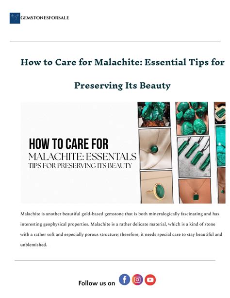 Malachite Fibrous: 101 Essential Tips, Tricks and Applications