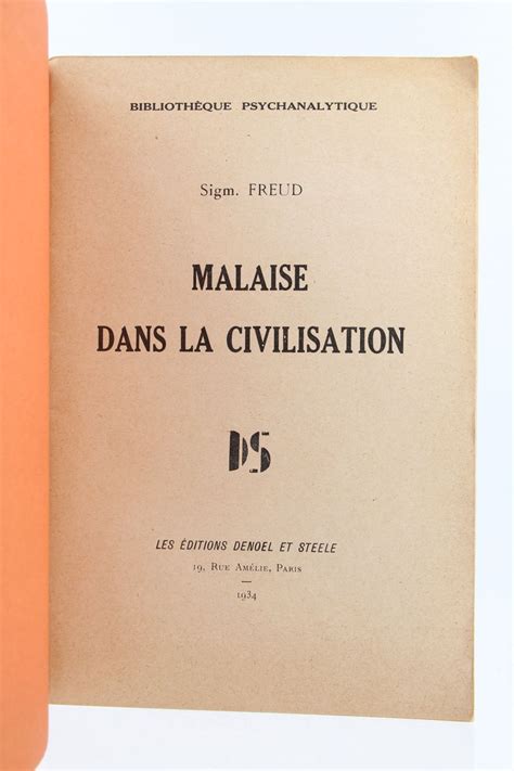 Malaise dans la civilisation French Edition Epub